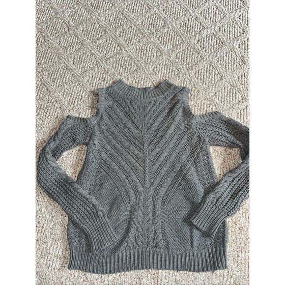 Womens Aeropostale Crochet Coquette Knit Chunky Sweater Women's Medium - Picture 1 of 5